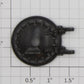 Lionel 226E-57 O Gauge Black Boiler Front Door w/o Headlight, Lens or Clips