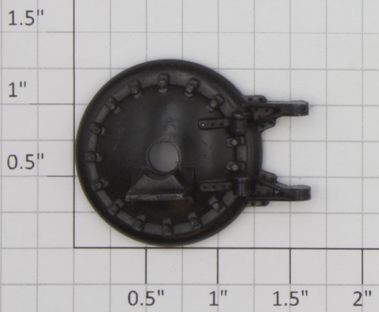 Lionel 226E-57 O Gauge Black Boiler Front Door w/o Headlight, Lens or Clips