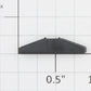 Athearn 39003 HO Black Plastic Blank Number Board