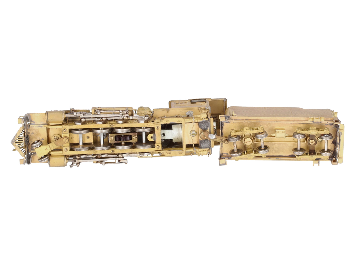 United Models K-27 HOn3 Brass D&RGW 2-8-2 Steam Locomotive & Tender EX/Box