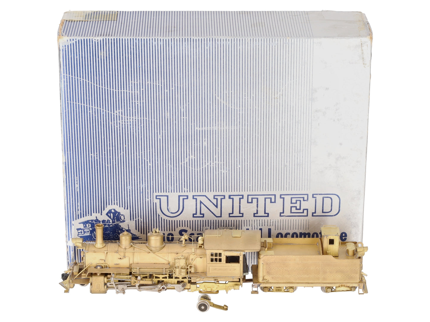 United Models K-27 HOn3 Brass D&RGW 2-8-2 Steam Locomotive & Tender EX/Box