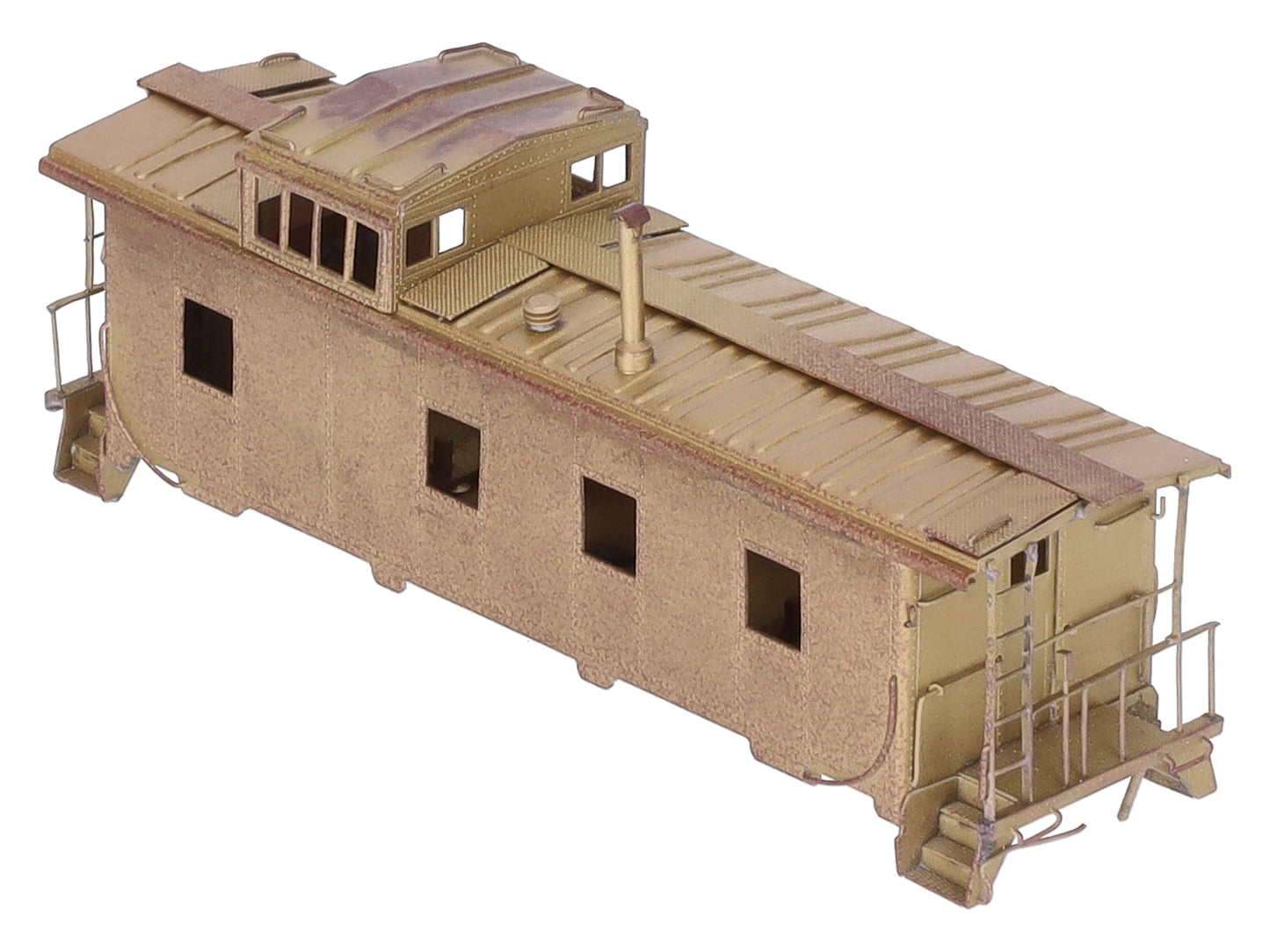 Hallmark Models HO BRASS MKT Steel Caboose - Unpainted EX/Box