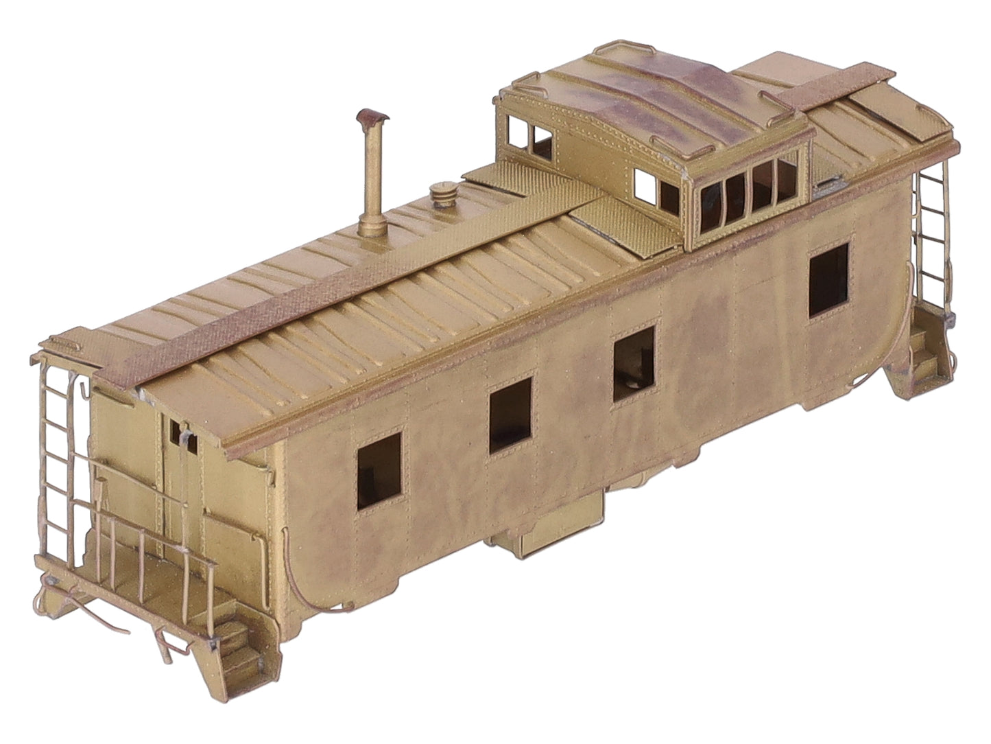 Hallmark Models HO BRASS MKT Steel Caboose - Unpainted EX/Box