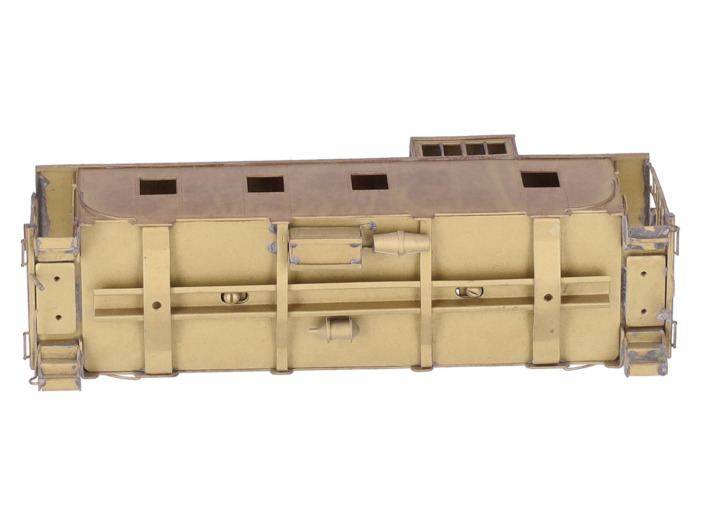 Hallmark Models HO BRASS MKT Steel Caboose - Unpainted EX/Box
