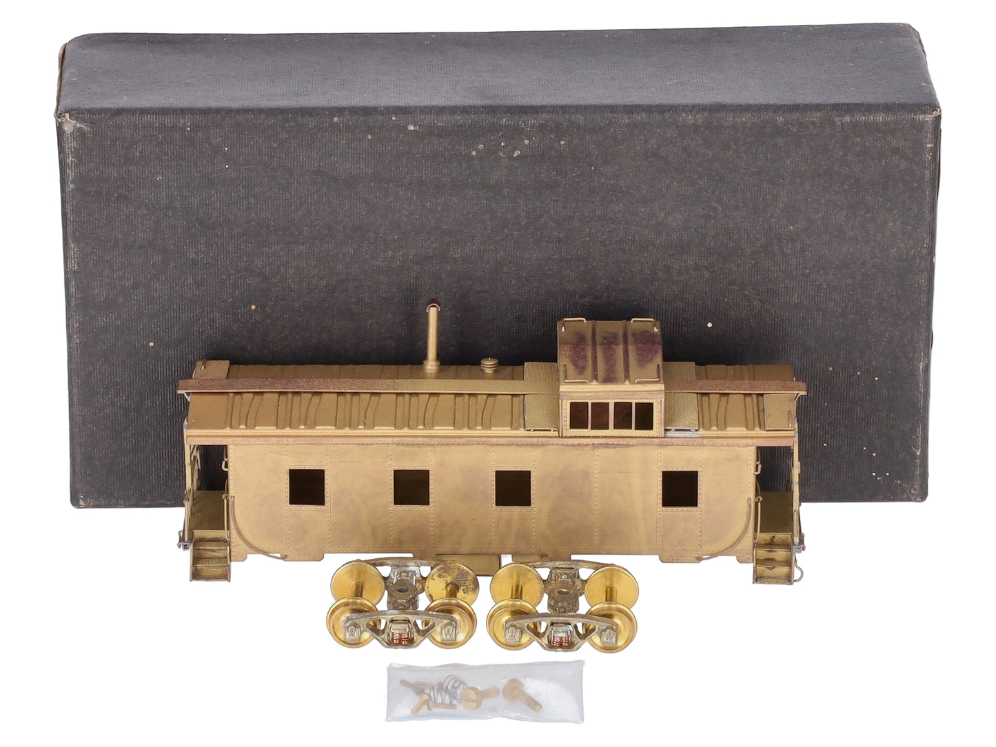 Hallmark Models HO BRASS MKT Steel Caboose - Unpainted EX/Box