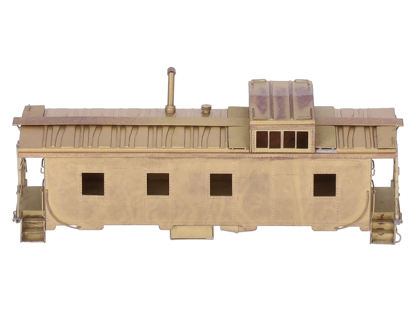 Hallmark Models HO BRASS MKT Steel Caboose - Unpainted EX/Box