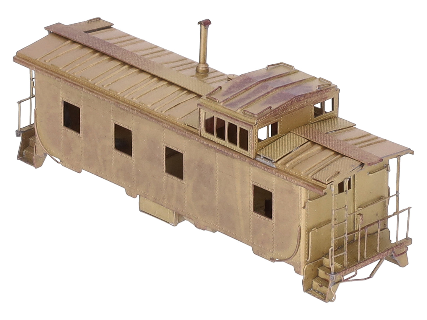 Hallmark Models HO BRASS MKT Steel Caboose - Unpainted EX/Box