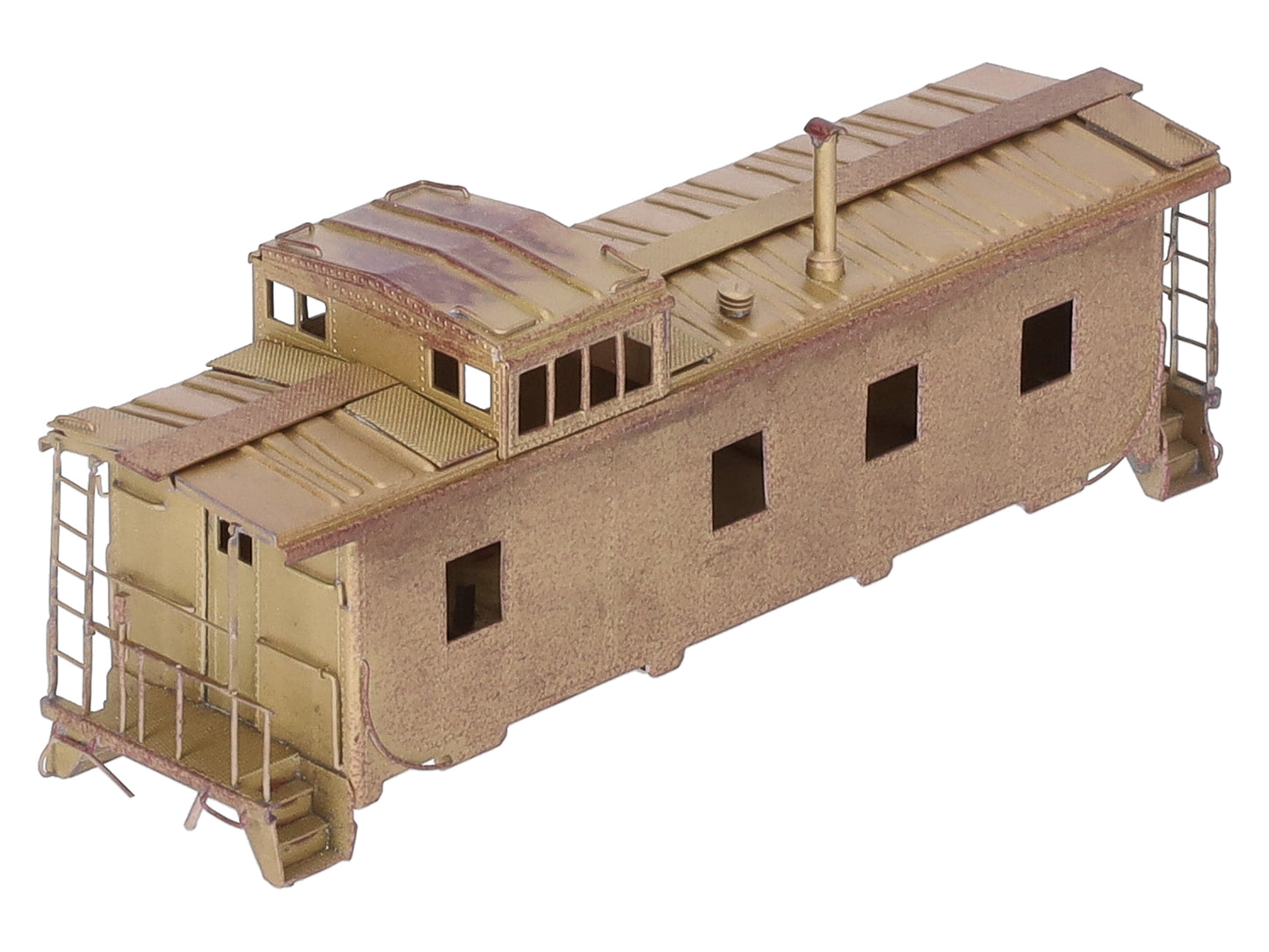 Hallmark Models HO BRASS MKT Steel Caboose - Unpainted EX/Box