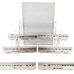 Hallmark HO Scale Brass ATSF High-Level Nickel-Plated Passenger Cars (Set of 6) EX/Box