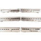 Hallmark HO Scale Brass ATSF High-Level Nickel-Plated Passenger Cars (Set of 6) EX/Box