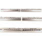 Hallmark HO Scale Brass ATSF High-Level Nickel-Plated Passenger Cars (Set of 6) EX/Box