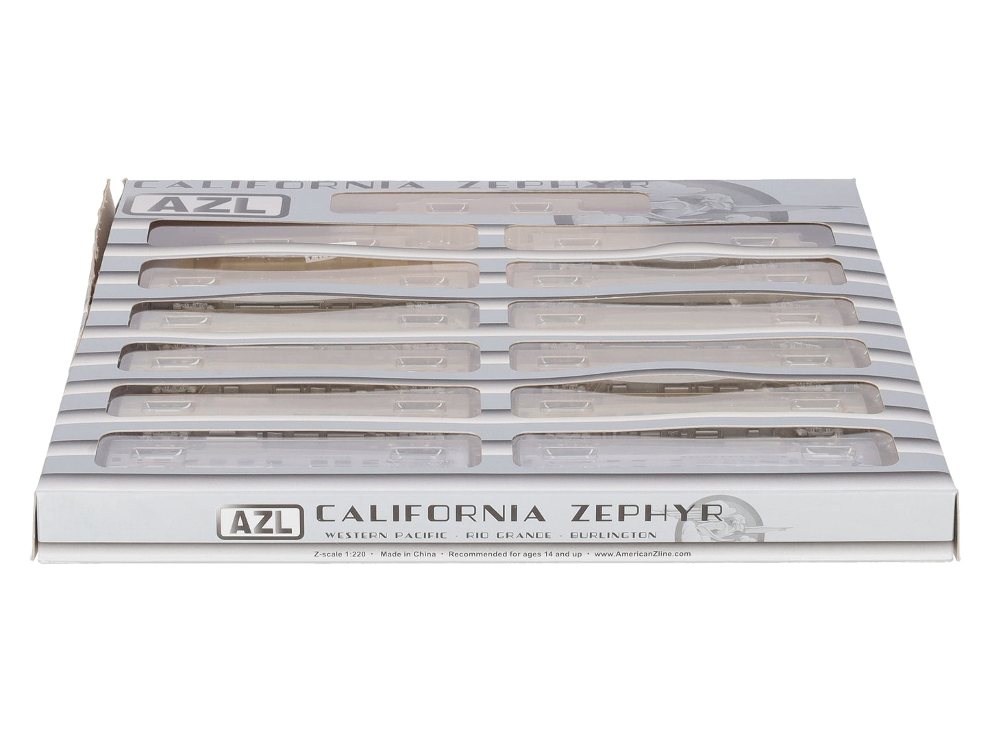 American Z-Line 72100 Z Scale California Zephyr Passenger Set [11] LN/Box