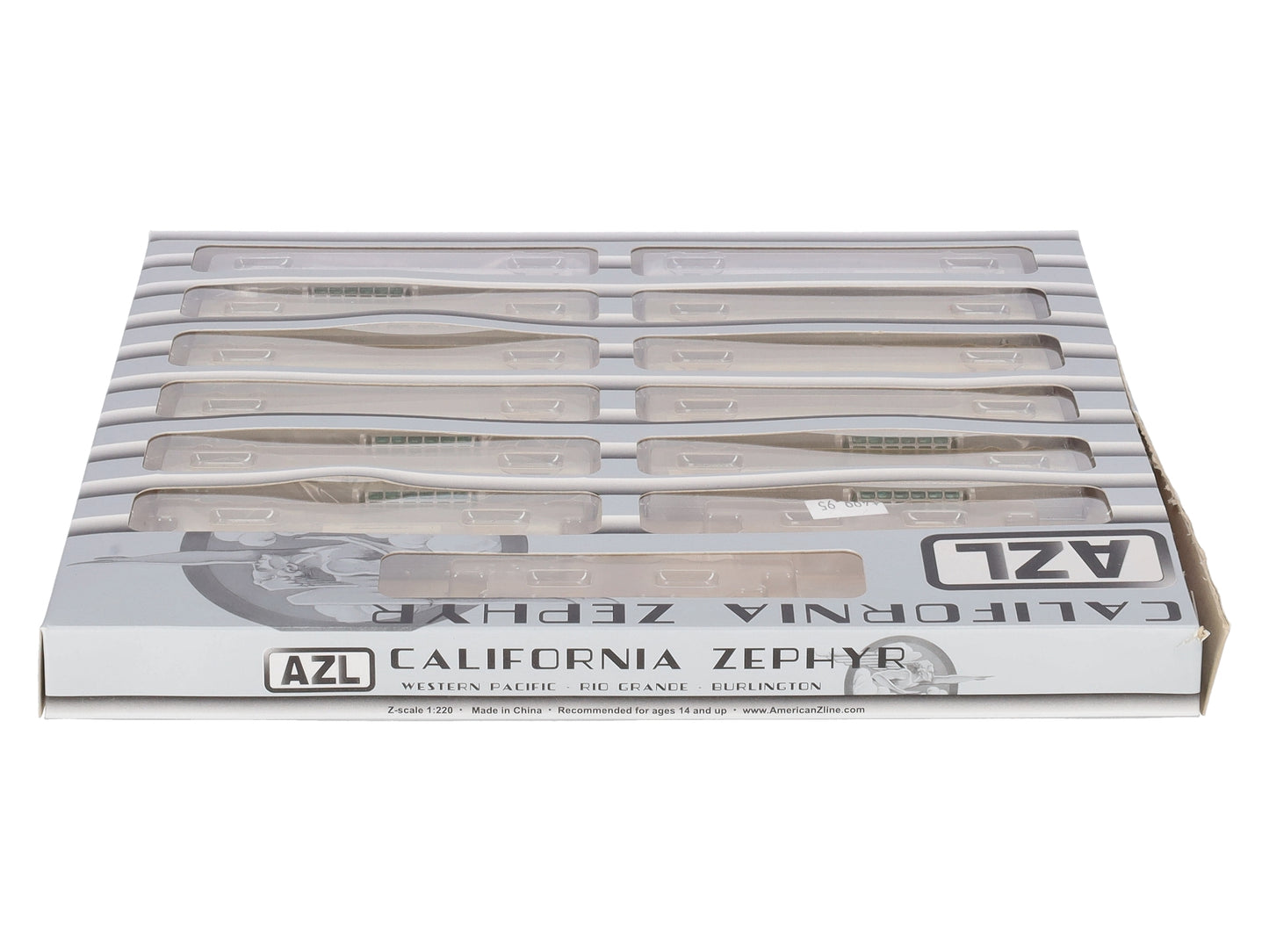 American Z-Line 72100 Z Scale California Zephyr Passenger Set [11] LN/Box