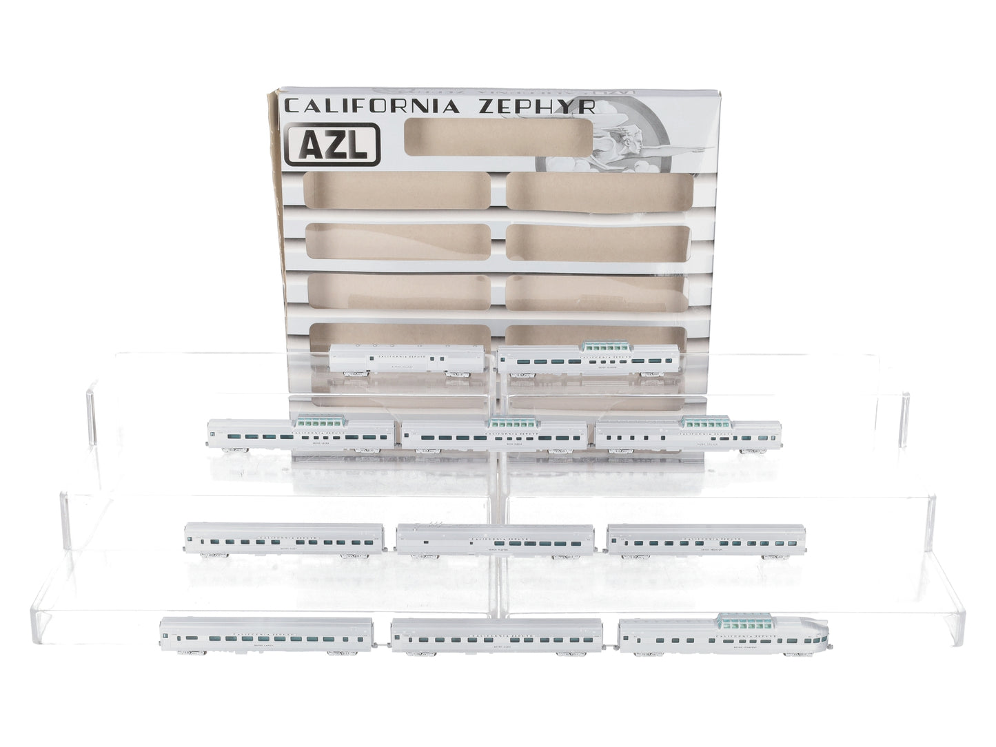 American Z-Line 72100 Z Scale California Zephyr Passenger Set [11] LN/Box