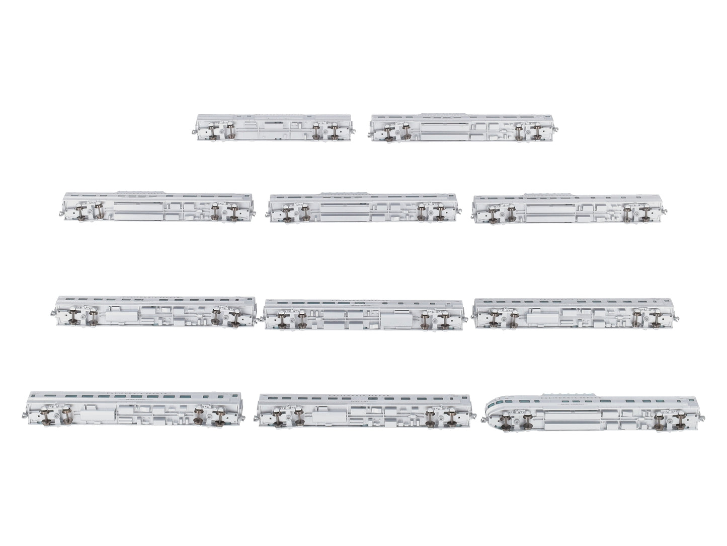 American Z-Line 72100 Z Scale California Zephyr Passenger Set [11] LN/Box