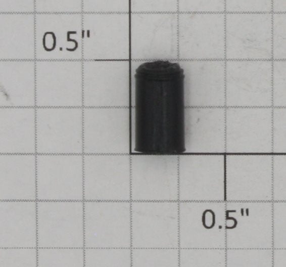 Acme 30-613 Black Plastic "Wood Burning" Drum 1/2" H x 1/4"D