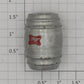 Acme 29-1036 G Scale Silver Miller High Life Beer Barrel