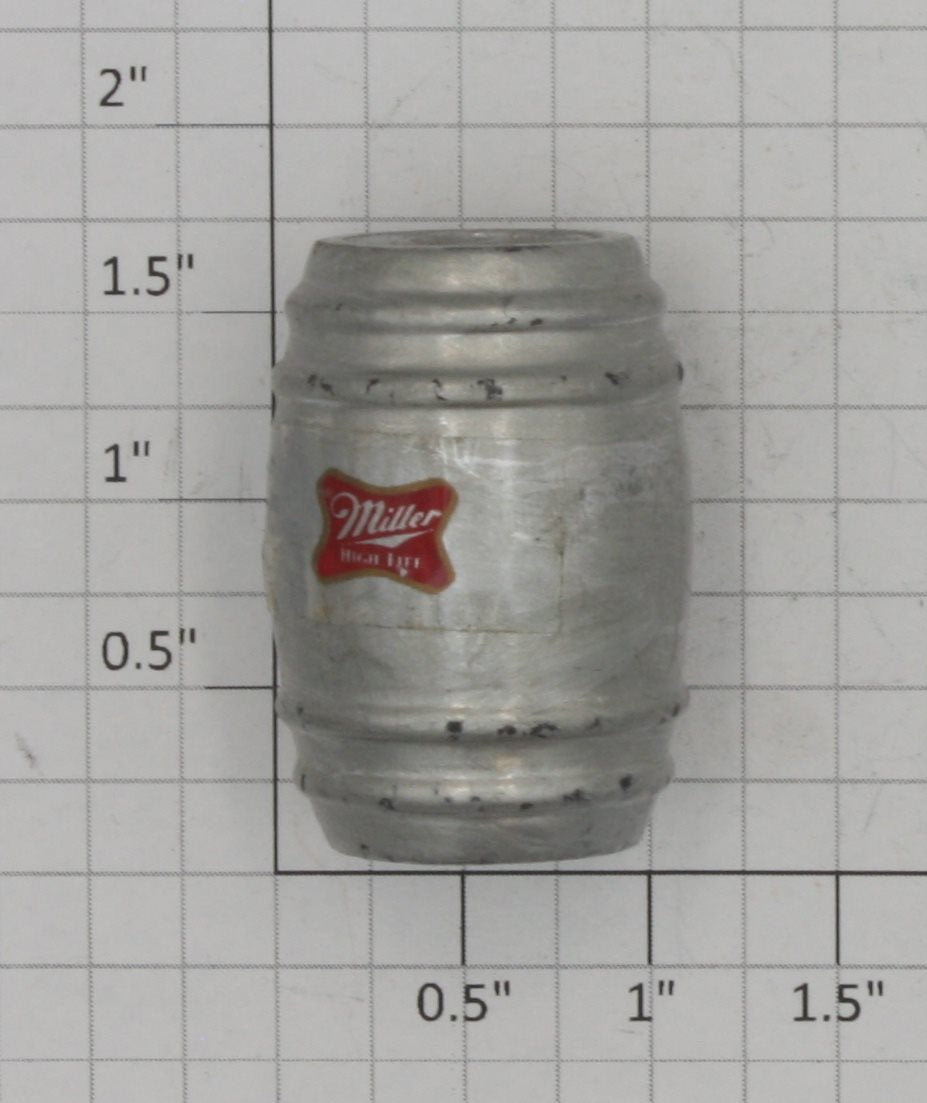 Acme 29-1036 G Scale Silver Miller High Life Beer Barrel