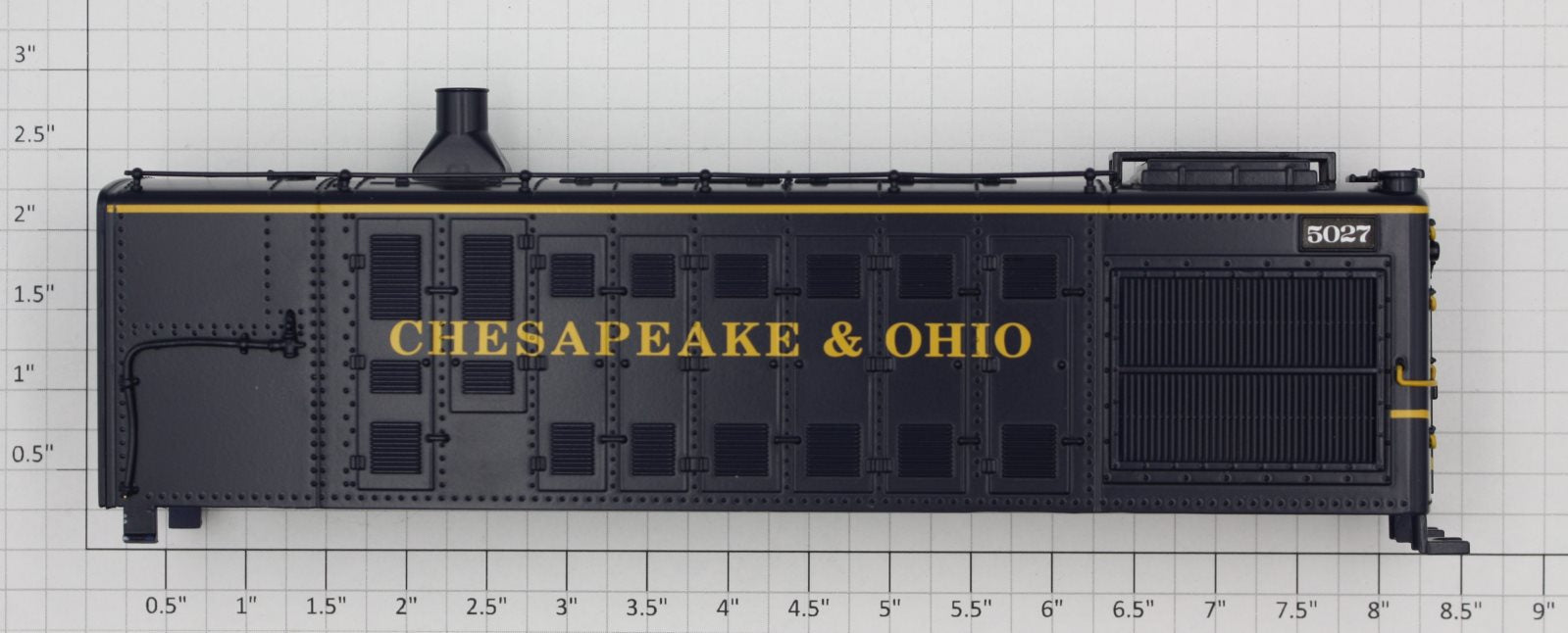 Lionel 38475-007 Alco S-2 Chesapeake and Ohio Shell without Cab #5027