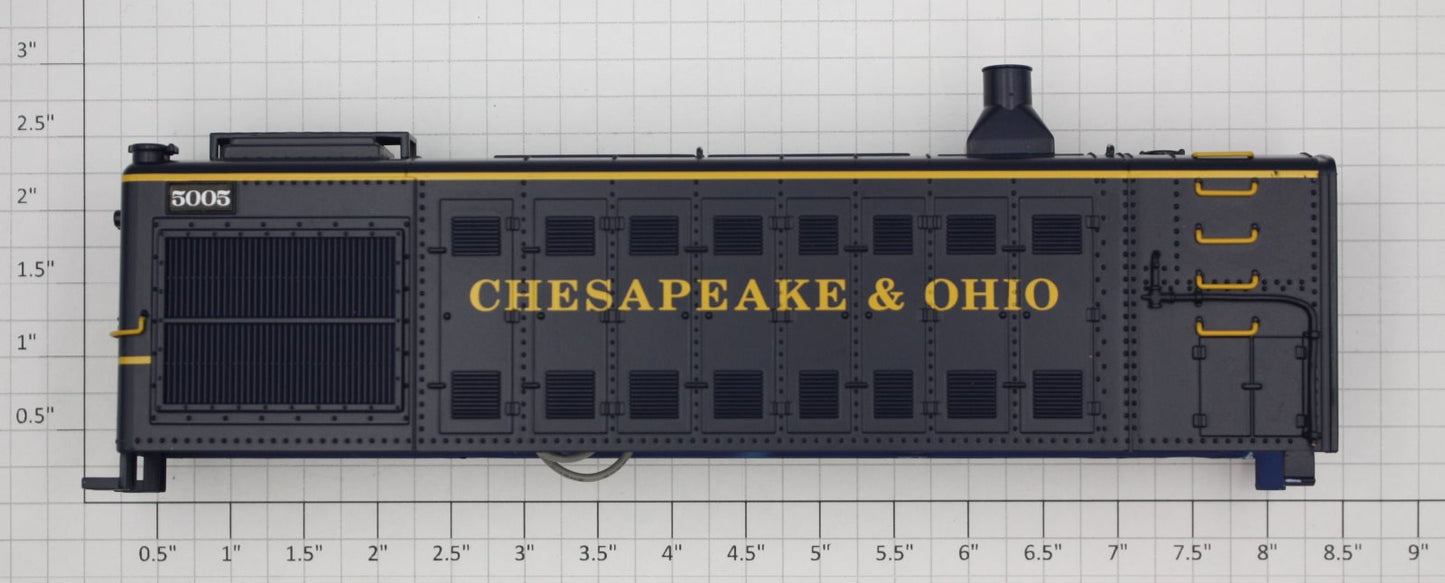 Lionel 38473-007 Alco S-2 Chesapeake and Ohio Shell without Cab #5005