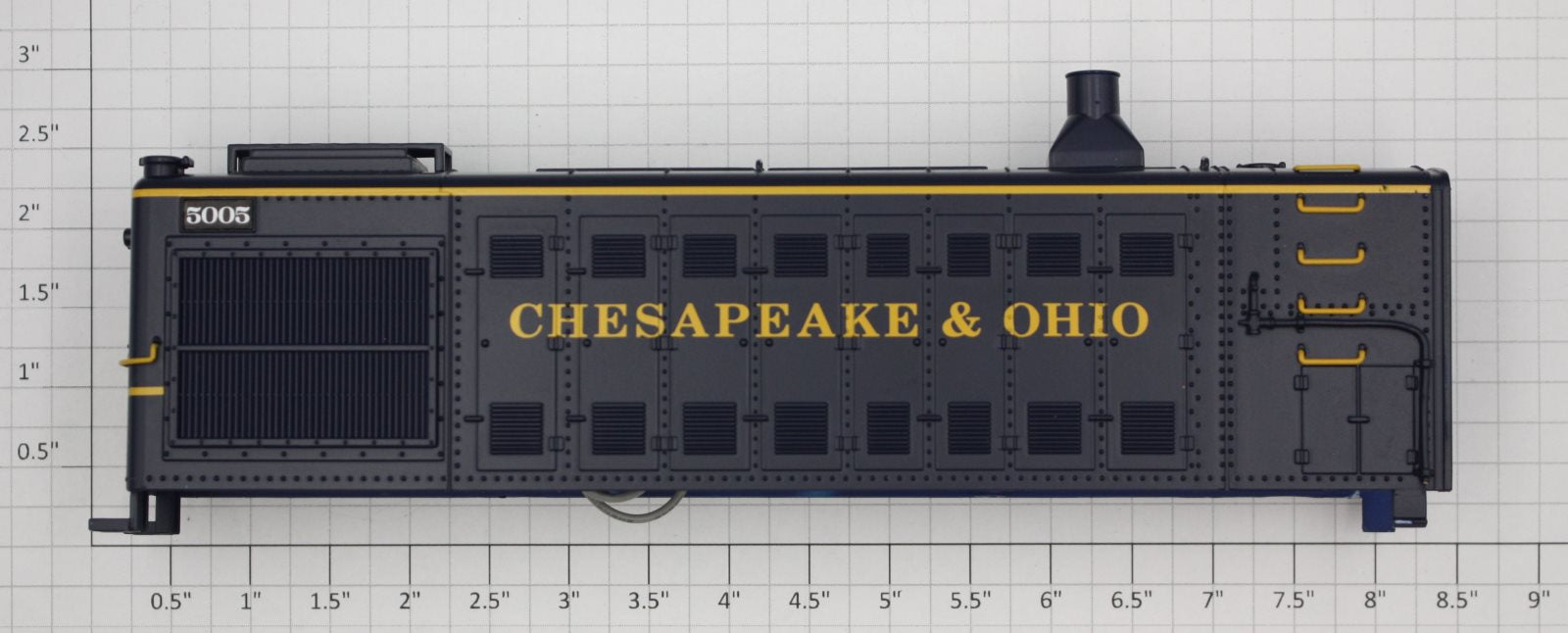 Lionel 38473-007 Alco S-2 Chesapeake and Ohio Shell without Cab #5005