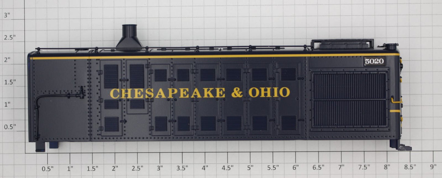 Lionel 38474-007 Alco S-2 Chesapeake and Ohio Shell without Cab #5020