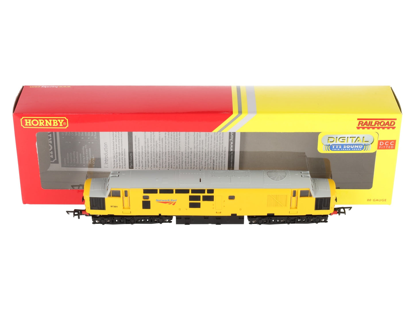 Hornby R3289TTS OO Network Rail Class 37 Diesel #97301 w/ DCC NIB