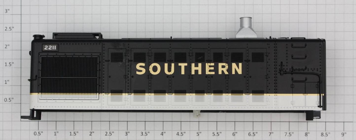 Lionel 38485-007 Alco S-2 Southern RR Shell without Cab #2211