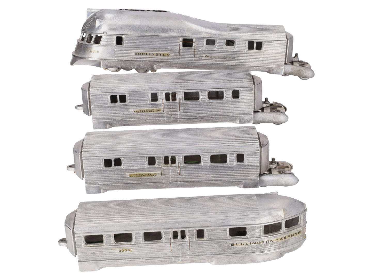 Western Coil Vintage O Burlington Zephyr Set #9900 VG