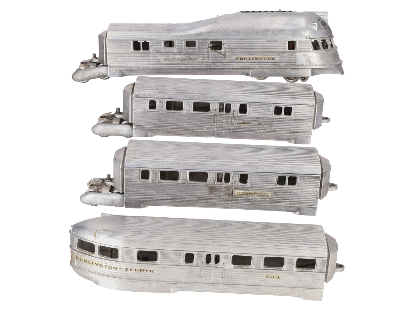 Western Coil Vintage O Burlington Zephyr Set #9900 VG