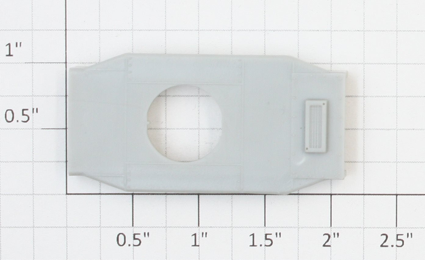 Athearn 91795 Unpainted HO Dynamic Brake Hatch without Fan