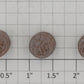 Acme 0730-2 O Gauge Light Gray Rosen "Burn" Barrel 5/8" H x 9/16"OD (Bag of 3)