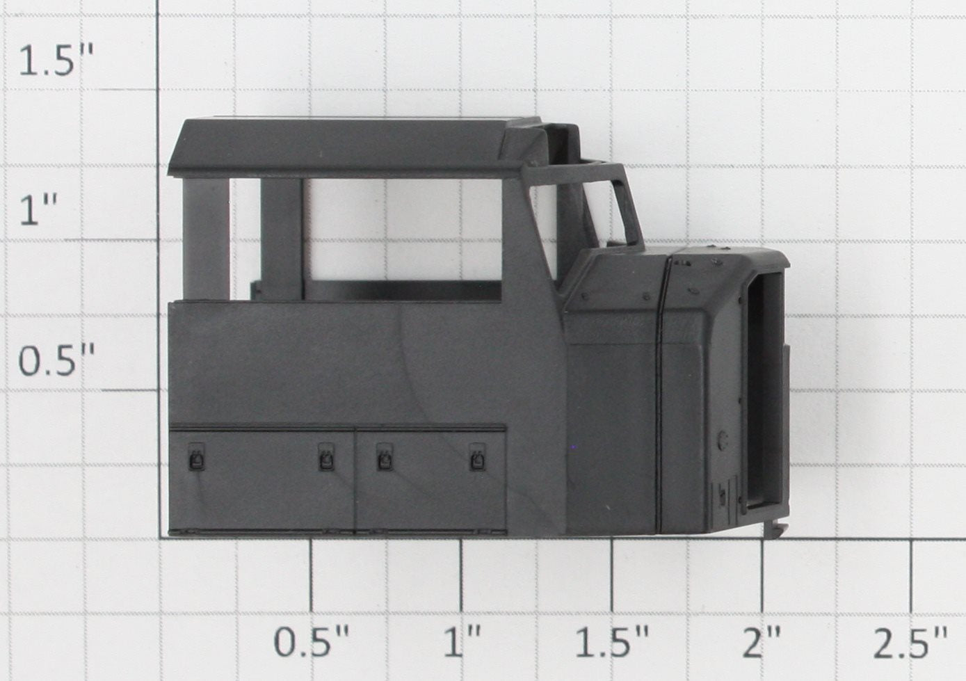 Athearn 64012 HO Black Diesel Locomotive Cab Shell