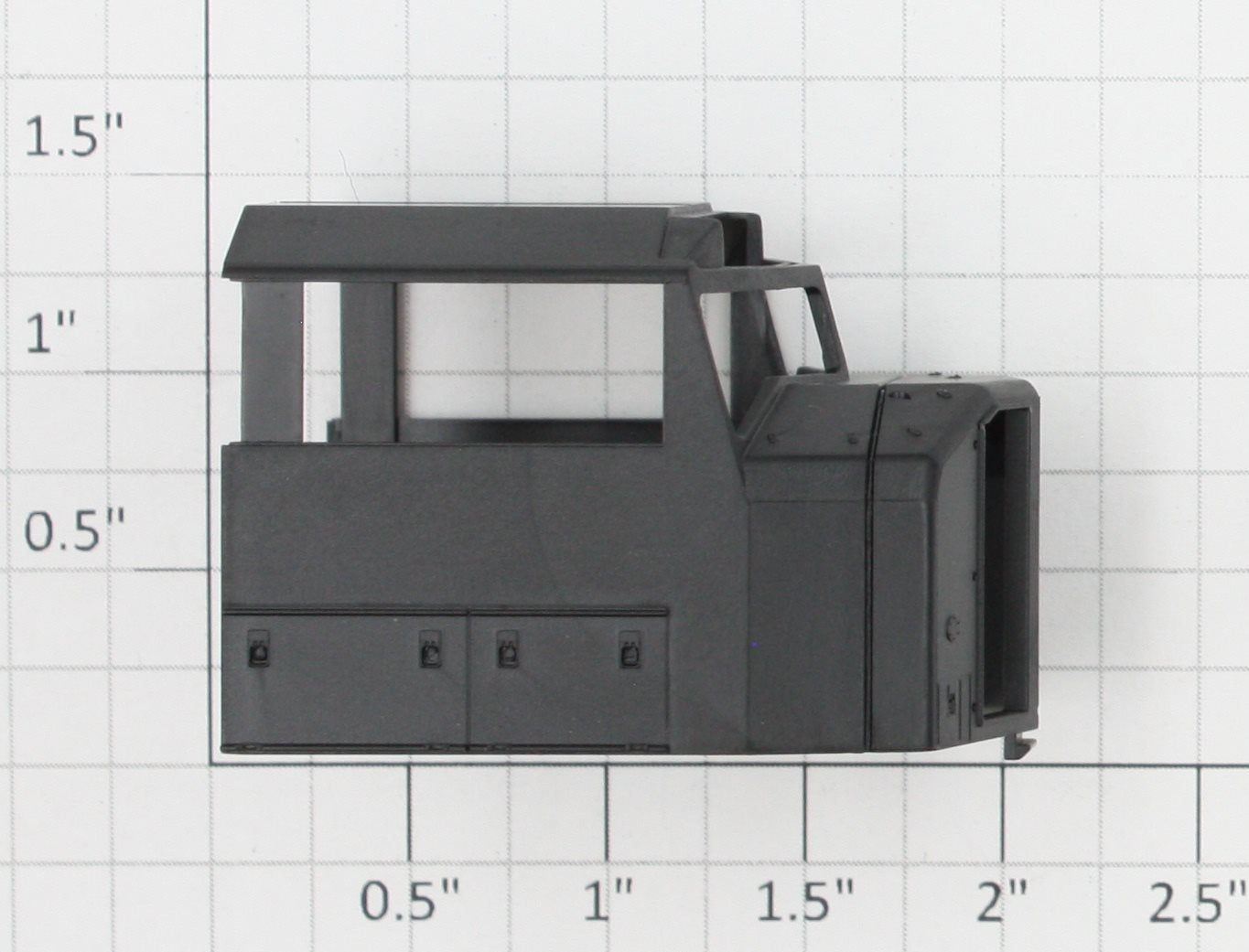 Athearn 64017 HO 70 MAC Black Diesel Locomotive Cab Shell