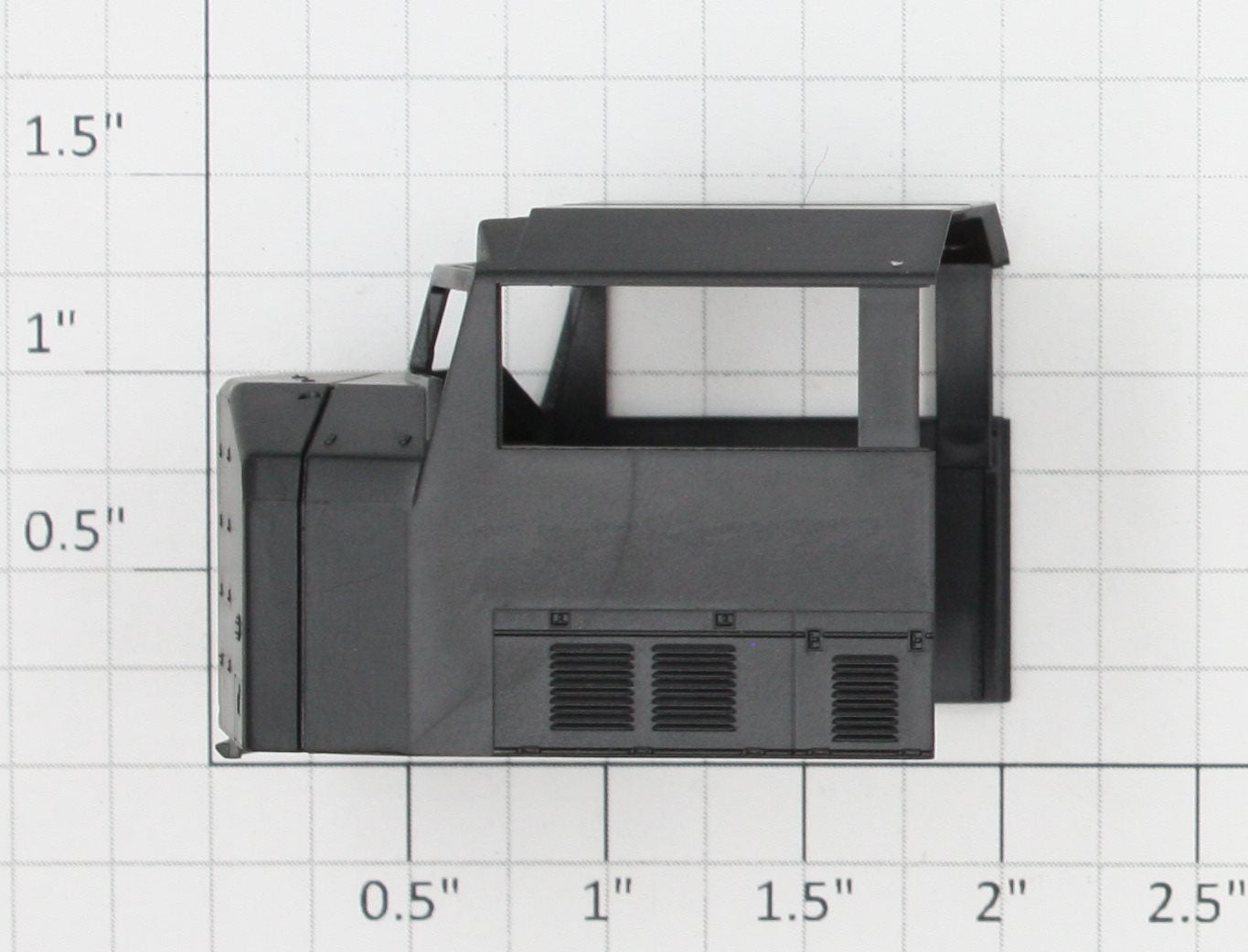 Athearn 64017 HO 70 MAC Black Diesel Locomotive Cab Shell