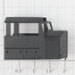 Athearn 64015 HO Black Diesel Locomotive Cab Shell