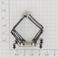 Lionel 21701-15 K-Line GG1 Black Pantograph w/ Silver Contact & Black Insulators