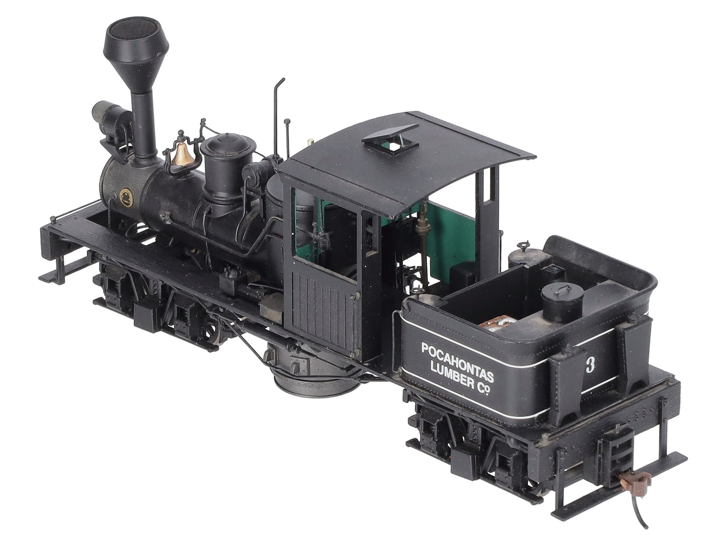 Bachmann 25660 On30 Scale Pocahontas Lumber Co. Two-Truck Shay EX/Box