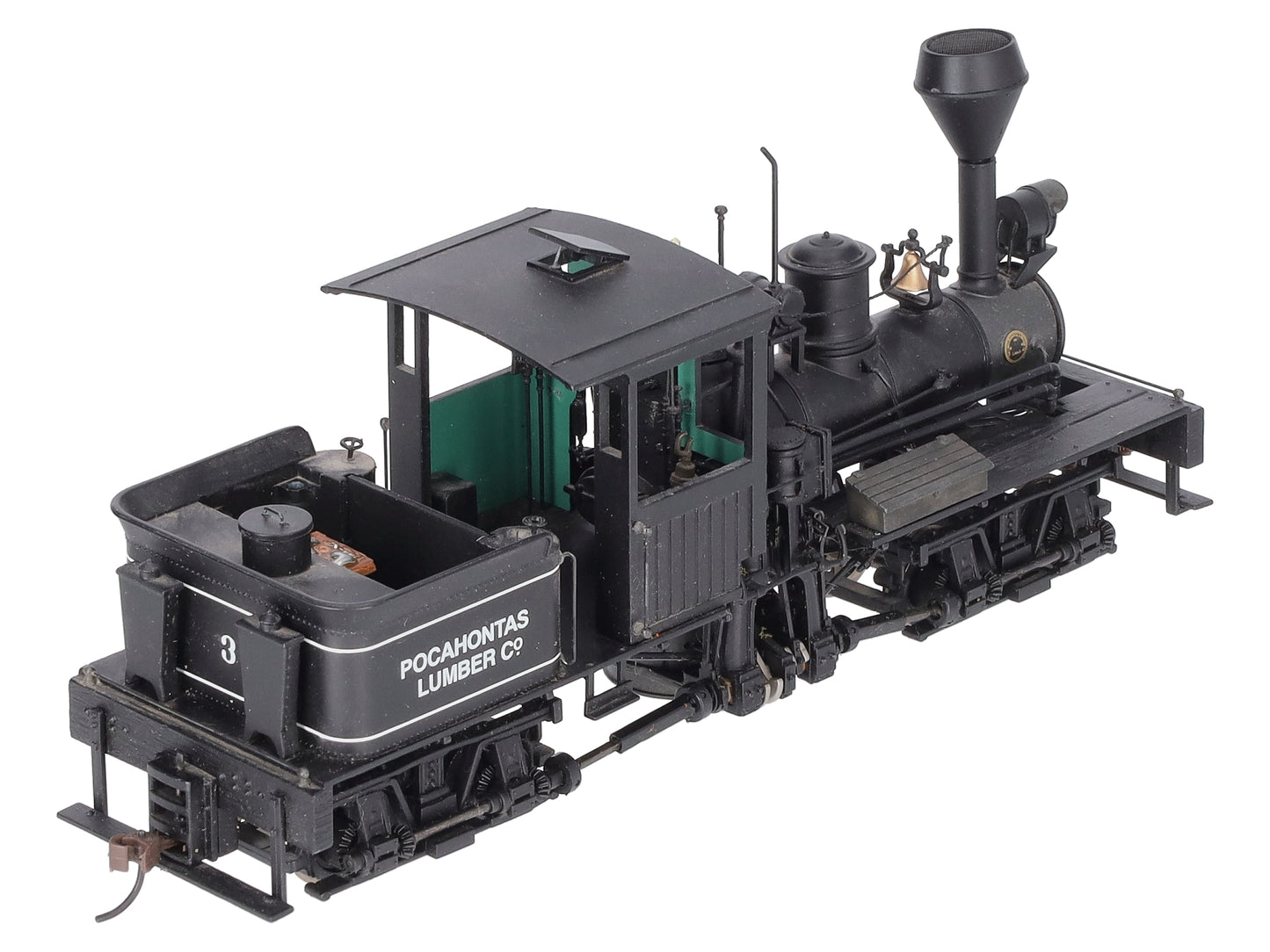 Bachmann 25660 On30 Scale Pocahontas Lumber Co. Two-Truck Shay EX/Box