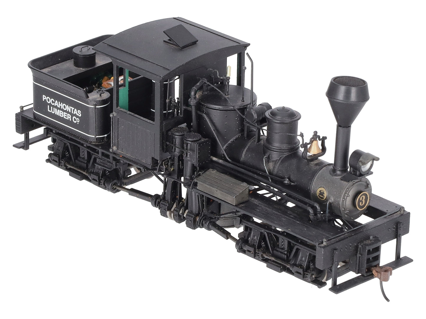 Bachmann 25660 On30 Scale Pocahontas Lumber Co. Two-Truck Shay EX/Box