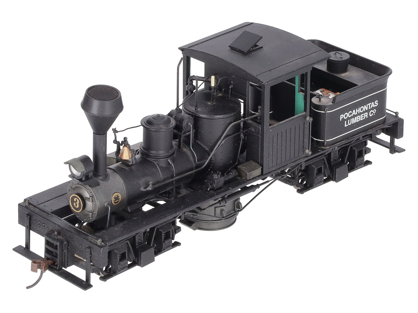 Bachmann 25660 On30 Scale Pocahontas Lumber Co. Two-Truck Shay EX/Box