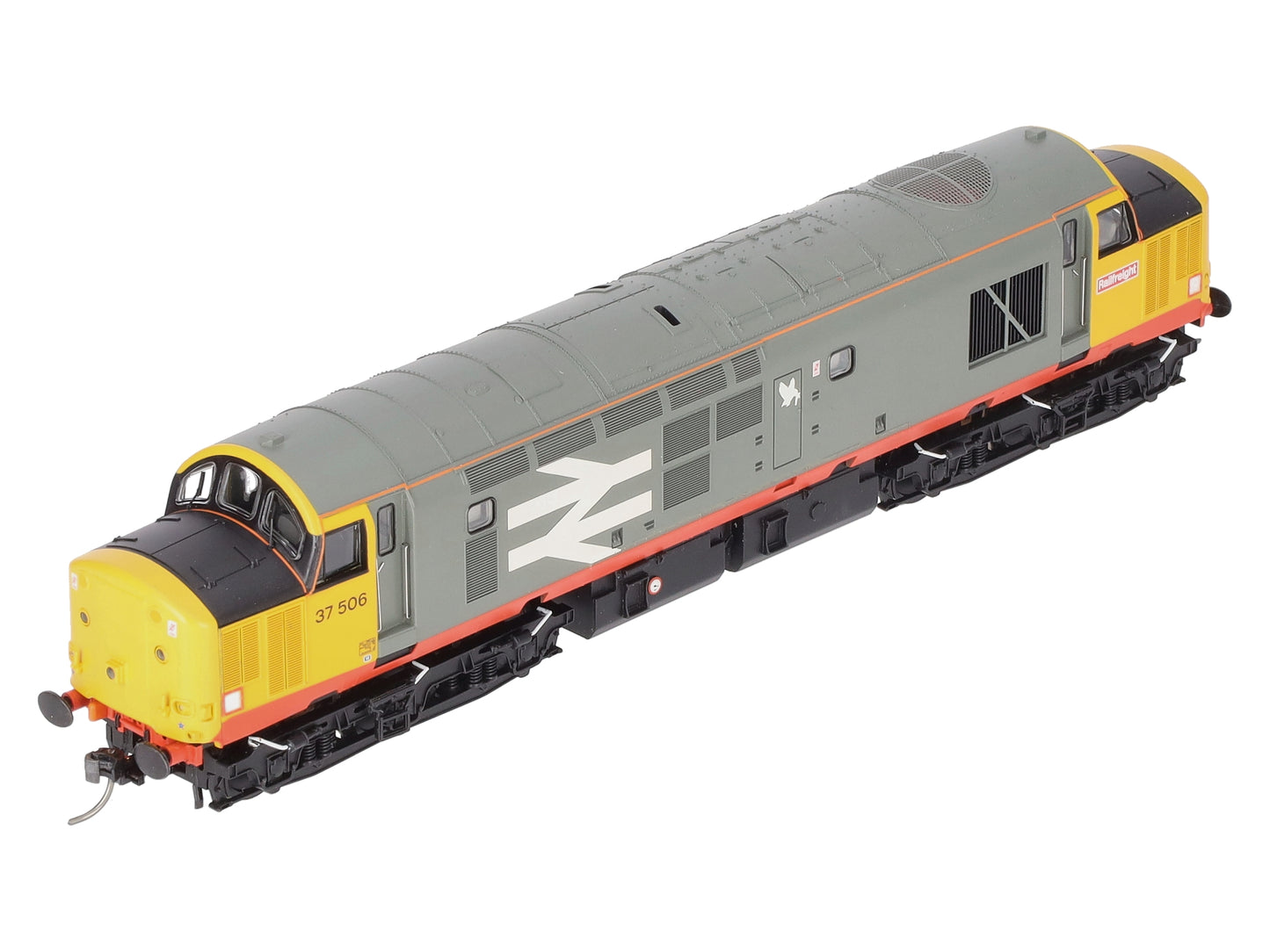 Bachmann 32-387 OO Railfreight Red Stripe Class 37 Diesel Locomotive #37506 EX/Box