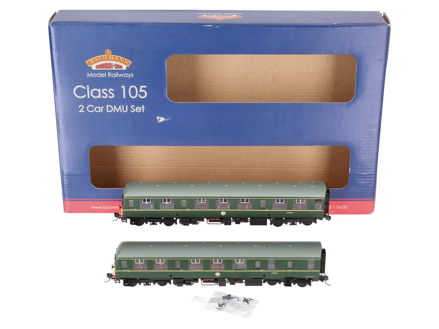 Bachmann 31-537 OO Scale BR Class 105 DMU Power Train LN/Box