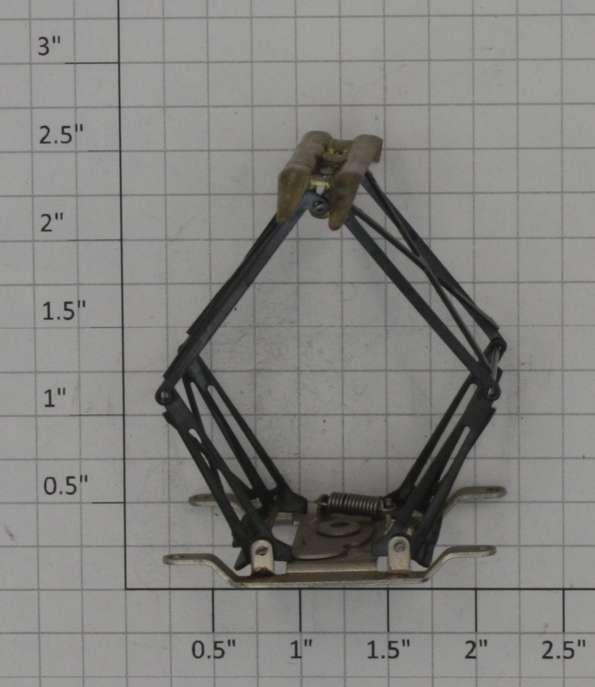 Lionel 2332P-1 Pantograph Assembly with Gold Contact without Insulators