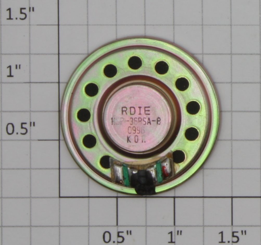 Dallee 661 1.5" 1/2 watt 8 Ohm Speaker
