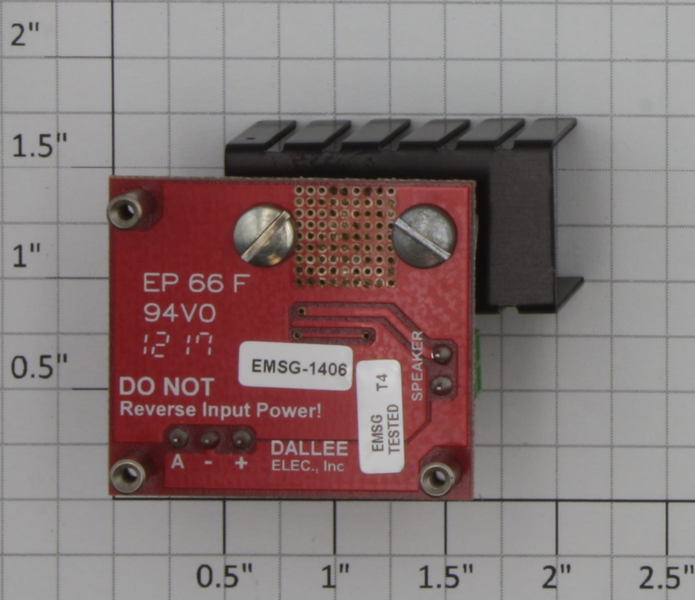 Dallee 672 22-Watt Amplifier with Treble and Bass Controls PCB Circuit Board
