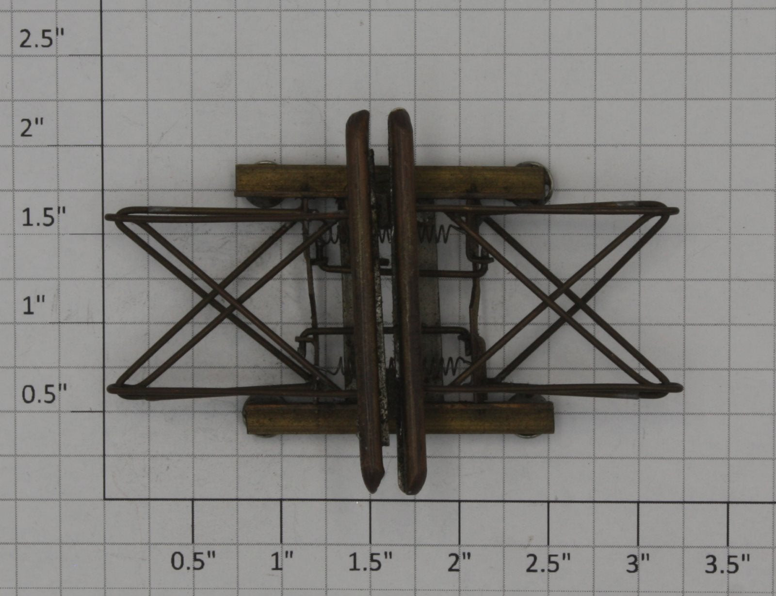 Acme 0804-3 Vintage Brass Pantograph Contact RARE