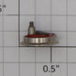 Marklin 213790 10-Spoked Flanged Red Wheel with Eccentric Stud (Treibrad)