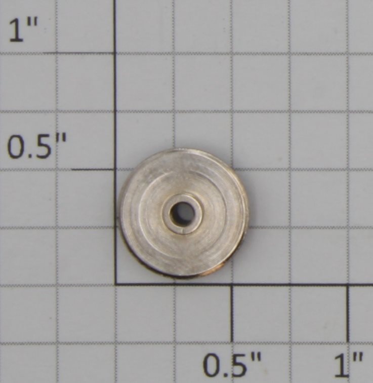 Marklin 215670 Black Solid Plain Wheel with Traction Tire (Treibrad)