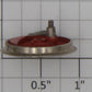 Marklin 212390 18-Spoked Red Wheel with Eccentric Stud (Treibrad)